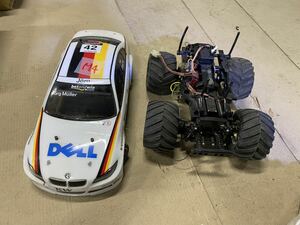 (M4)タミヤ 電動RC ラジコン BMW 4WD まとめて2台 ジャンク扱い