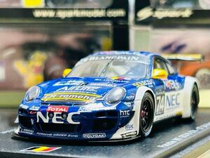 スパーク spark 1/43 Porsche 997 GT3 R n°74・13th 24 Hours of Spa 2012 [SB032]