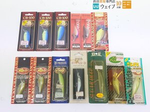 ラッキークラフト クラシカルリーダー、ティムコ ファットペッパー Jr、バスデイ 骨クランク 他 計13点セット 未使用品