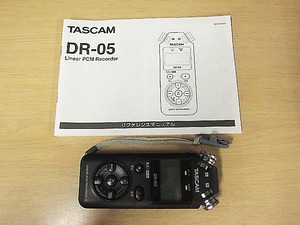 ジャンク TASCAM タスカム リニアPCM レコーダー DR-05 【g】