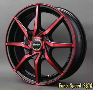 [業販限定販売] [12インチ] [EuroSpeed S810] [冬用] [ブリヂストン W300] [145R12 6PR] [バン用] [ユーロスピード] [赤] [レッド] [RED]