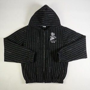 STUSSY ステューシー ×NIKE 23SS Striped Wool Jacket ジャケット 黒 Size 【XS】 【中古品-良い】 20778209