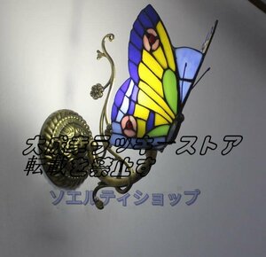 特売！極上人気推薦☆装飾品☆壁掛け照明 ステンドグラス ランプ 壁掛け灯 美品