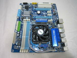 中古　GIGABYTE　GA-MA790FXT-UD5P　CPU　AMD Phenom II X3 720付き