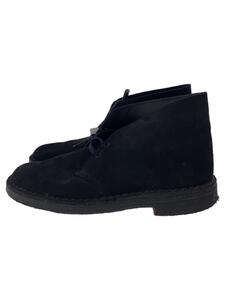 Clarks◆ブーツ/US7.5/BLK/スウェード/31691