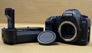 [動作品] Canon EOS 5D Mark II + Canon BG-E6 フルサイズ デジタル一眼レフ バッテリーグリップ シャッター数 39673回