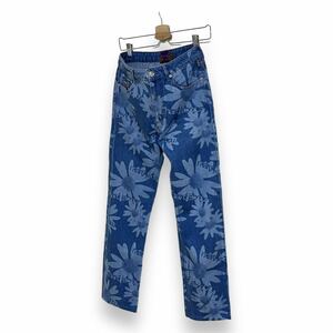 heaven by MARC JACOBS Laser Floral Pants - Denim Jeans フローラル デニム　ジーンズ ヘブンバイマークジェイコブス 27 ウィメンズ