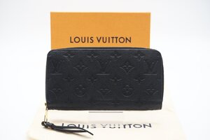 ☆安心の３大保証☆ Bランク ≪LOUIS VUITTON ルイ ヴィトン/ジッピーウォレット≫ M61864 モノグラム アンプラント ノワール 黒 送料無料