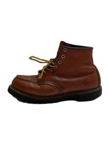 RED WING◆98s/半円犬タグ/ブーツ/UK8.5/BRW/レザー