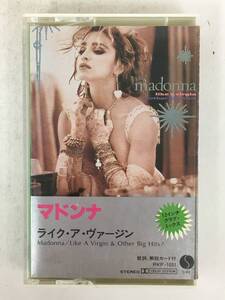 ■□T384 MADONNA マドンナ LIKE A VIRGIN & OTHER BIG HITS! ライク・ア・ヴァージン 12インチ クラブ・ミックス カセットテープ□■