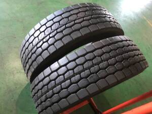 s799-4-10 ☆265/60R22.5 BS M800 中古2本！ 残溝13ｍｍ 訳あり品の為お安く出品します！ ブリヂストン k120