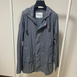 Barbour ナイロン ジップ マウンテンパーカー グレー 36 バブアー ナイロンジャケット BEDALE ビデイル