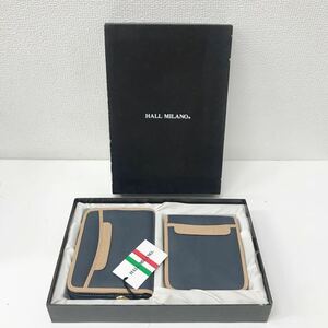 refle● 未使用保管品　HALL MILANO 財布2個セット　男女兼用　現状品