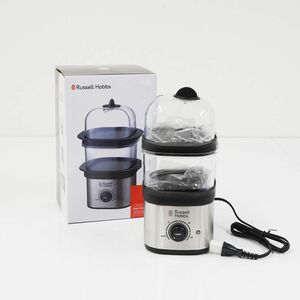 【未使用品】Russell Hobbs ラッセルホブス クイックミニスチーマー 3000JP キッチン 調理器具 コンパクト クッカー V0548