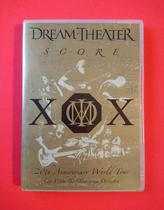 【DVD/2枚組】ドリーム シアター(DREAM THEATER)スコア(SCORE)20th アニバーサリー ワールド ツアー LIVE(ライブ)★動作確認済・即決(23.7