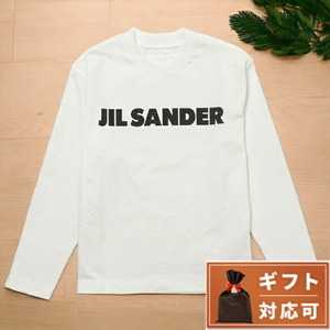 ジルサンダー JIL SANDER J02GC0107 J45047 102 S クルーネック ロングスリーブ Sサイズ ホワイト 長袖 カットソー トップス トレーナー