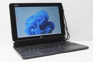 ノートパソコン 2in1PC Windows11 中古 WPS office搭載 富士通 Arrows Tab Q506 ATOM 8550 メモリ4GB eMMC64GB カメラ Bluetooth