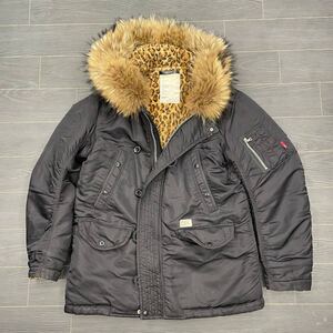 WTAPS ダブルタップス　即完売品　ラクーンファー　ナイロンN-3Bジャケット 