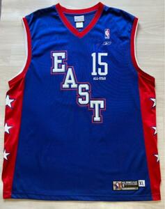 NBA 2004年 ALL-STAR ビンス・カーター CARTER #15 オールスター reebok　リーボック製 ユニフォーム バスケ ジャージ　シャツ