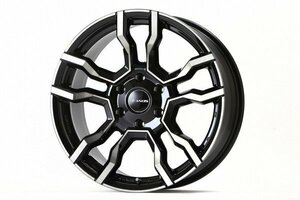 JAOS ジャオス BACCHUS CM-11 20×8.5+18 6H 139.7 スモークポリッシュブラック 20インチ 鋳造1ピースホイール 1本