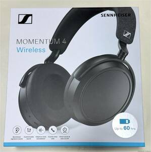 ゼンハイザー(Sennheiser) ワイヤレスヘッドホン MOMENTUM 4 Wireless ブラック 2026年5月までの保証あり 