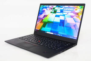 【1円～】贅沢スペック！軽量快適PC！Win11 Office2021搭載 ThinkPad X1 Carbon Gen8 i5-10210U SSD256G 14型FHD WiFi6