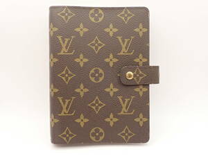 LOUIS VUITTON ルイヴィトン R20105 モノグラム アジェンダMM 手帳カバー 【中古品・難あり】