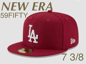 NEW ERA LOS ANGELES DODGERS AUTHENTIC COLLECTION 59FIFTY 59FIFTY cap MLB Cardinal Red ニューエラ ロサンゼルス ドジャース