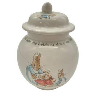 ウェッジウッド WEDGWOOD シュガーポット ピーターラビット PETER RABBIT 磁器 新刻印