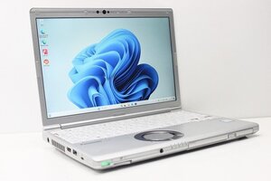 1円スタート ノートパソコン Windows11 WPS office搭載 Panasonic レッツノート CF-SV8 第8世代 Core i5 SSD256GB メモリ8GB カメラ