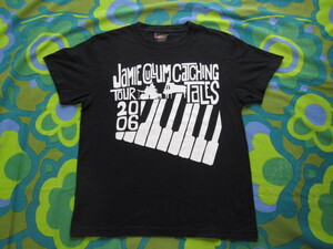 2006年 Jamie Cullum ジェイミー カラム 半袖Tシャツ ブラック/ホワイトプリント サイズS 綿100 USEDキレイ ロックT