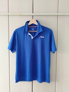 ★FILA フィラ 半袖ポロシャツ 青★M