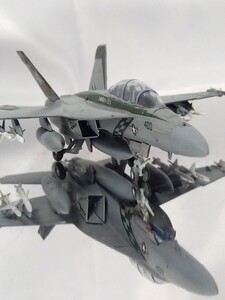 1/144　F/A18Fスーパーホーネット　 ディテールアップ完成品　 エフトイズ　 WKC　 WTM