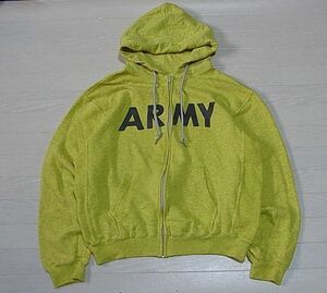 PFU ARMY ジップ　パーカー　ARMY PFU　スウェット　YMCL KY