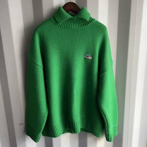 激レア！廃盤！adererror truck logo knit greenアダーエラーニット リブニット メンズ アンダエラー