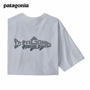 パタゴニア patagonia Tシャツ　半袖　丸首　ロゴ　文字　無地　シンプル　コットン　男女兼用　XS-3XL　サイズ選択可能　TT315