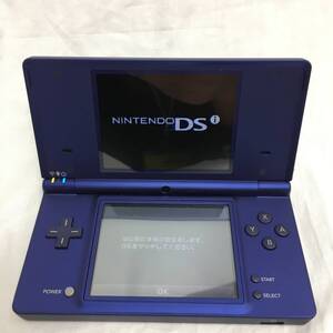 【起動のみ確認済】ニンテンドー DSi メタリックブルー TWL-001 本体のみ