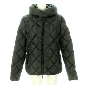 モンクレール MONCLER ダウンジャケット サイズ2 M BOURG(ボーグ) ダークグレー レディース 長袖/キルティング/冬 ジャケット