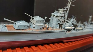 1/350 駆逐艦 涼月 1945 (坊ノ岬沖海戦イメージ) 大日本帝国海軍 モノクローム 現状品 IJN Destroyer SUZUTSUKI 1945