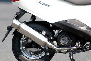 【送料無料】Realize アクシストリート バイクマフラー EBJ-SE53J XC125E レクレス ステンレス マフラー リアライズ パーツ 319-007