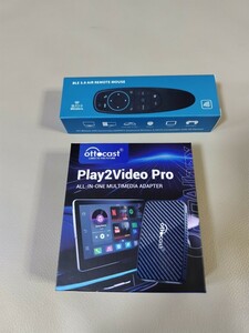 ottocast play2Video Pro＆AIR Remote mouse数分使用のみ美品