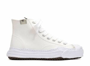 Maison MIHARA YASUHIRO HANK OG Sole Canvas High-top Sneaker "White" 25.5cm A05FW701-WHITE