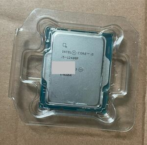 Intel Core i5 12400f CPU 動作品