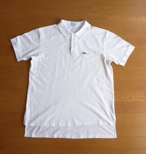 USA製 IZOD LACOSTE ラコステ ポロシャツ 白 80-90s 即決あり！