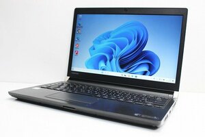 1円スタート ノートパソコン Windows11 WPS office搭載 dynabook R73 第7世代 Core i5 メモリ8GB SSD256GB 13.3インチ カメラ すぐ使える