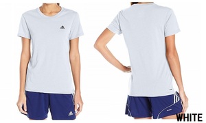 lts-adidasU-BQ8581-Wt-L アディダス adidas レディース 半袖Tシャツ クルーネック WOMENS スポーツ フィットネス アルティメイト ホワイト