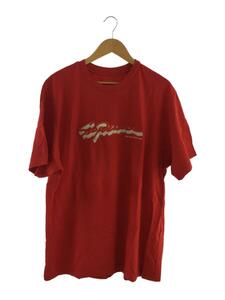 Supreme◆Shadow Script S/S Top/Tシャツ/XXL/コットン/RED//