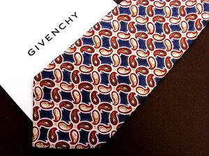 ♪22955C♪良品【ペイズリー 総柄】ジバンシイ【GIVENCHY】ネクタイ