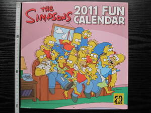 The Simpsons 2011 FAN CALENDAR by Matt Groening アニメ ザ・シンプソンズ カレンダー 20周年
