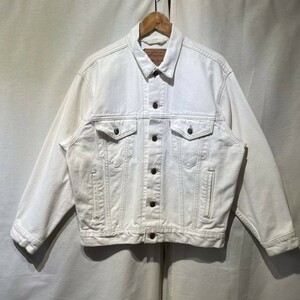 90s Levi’s 70507 ホワイト デニムジャケット USA製 ビンテージ Gジャン リーバイス 白 70505 70506 80s